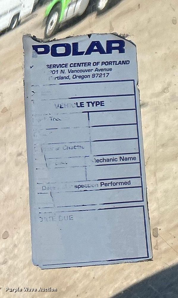 image for item EG0991 1987 Polar SRJ3 tank trailer