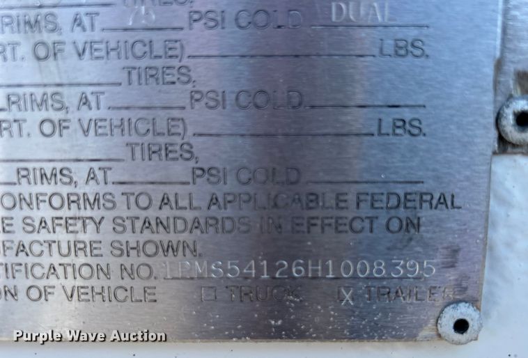 image for item EG0991 1987 Polar SRJ3 tank trailer