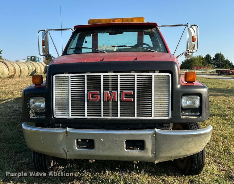 image for item EJ7246 1992 GMC  Topkick C6500 rollback truck
