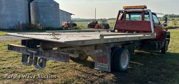 image for item EJ7246 1992 GMC  Topkick C6500 rollback truck