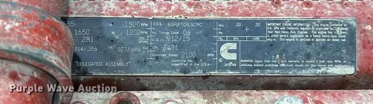 image for item EJ8927 2013 Peterbilt  367 semi truck