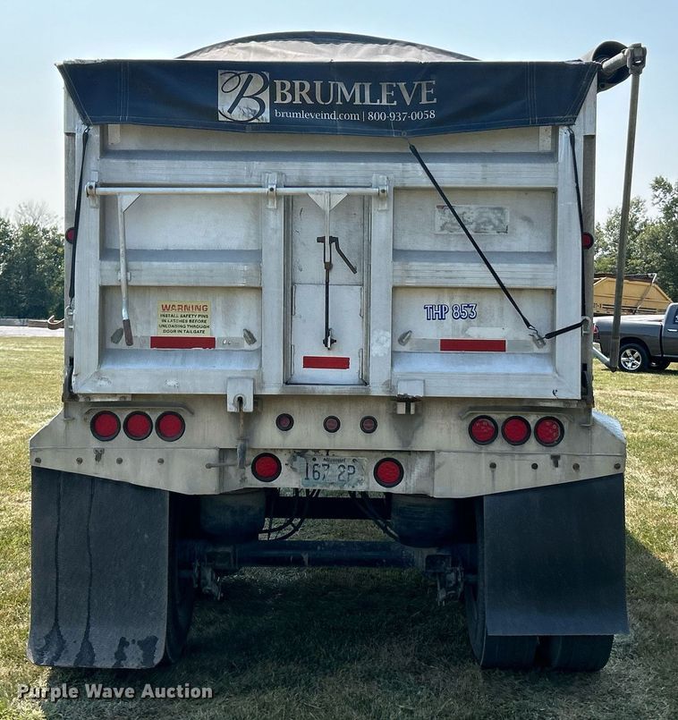 image for item EK3294 2006 Travis T/90 end dump trailer