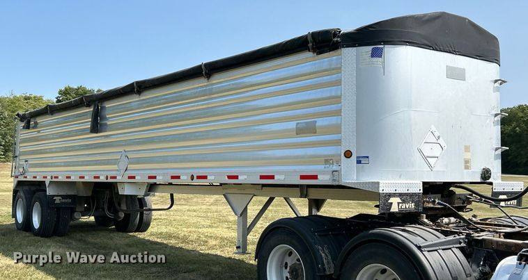 image for item EK3297 2008 Travis end dump trailer