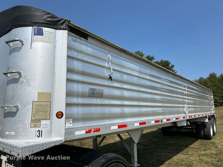 image for item EK3297 2008 Travis end dump trailer