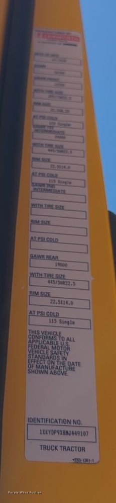 image for item EQ2168 2021 Kenworth  T680 semi truck