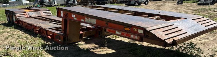 image for item LG9019 1980 Hyster lowboy equipment trailer