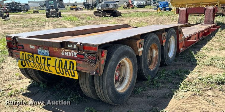 image for item LG9019 1980 Hyster lowboy equipment trailer