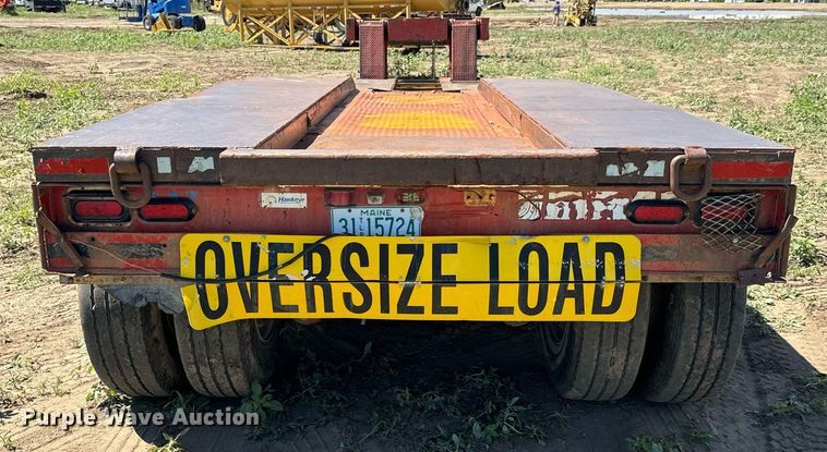 image for item LG9019 1980 Hyster lowboy equipment trailer