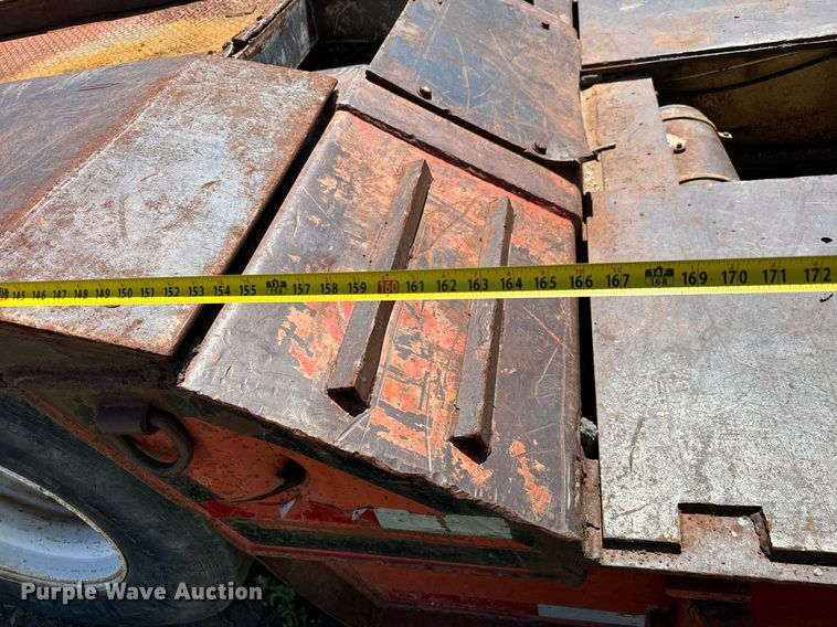 image for item LG9019 1980 Hyster lowboy equipment trailer