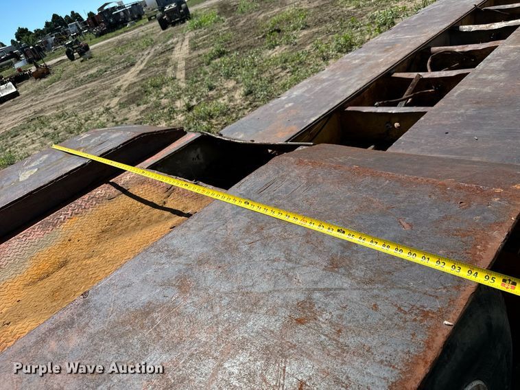 image for item LG9019 1980 Hyster lowboy equipment trailer