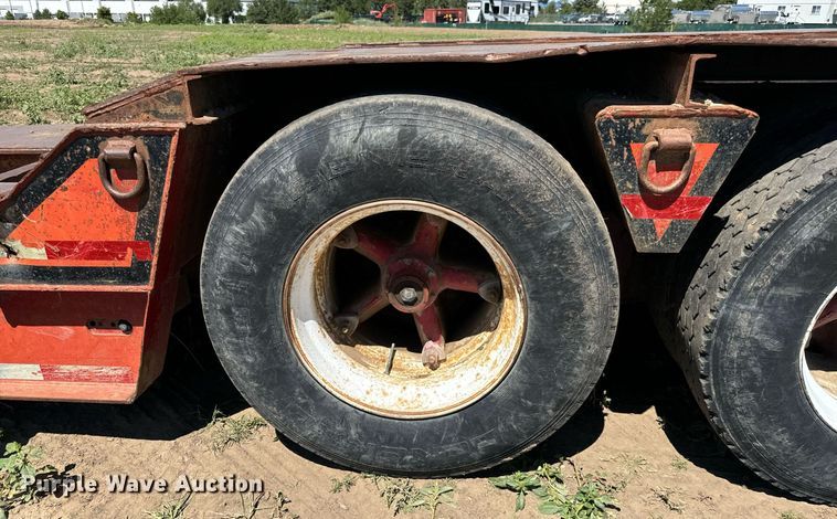 image for item LG9019 1980 Hyster lowboy equipment trailer