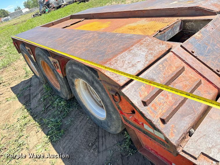 image for item LG9019 1980 Hyster lowboy equipment trailer
