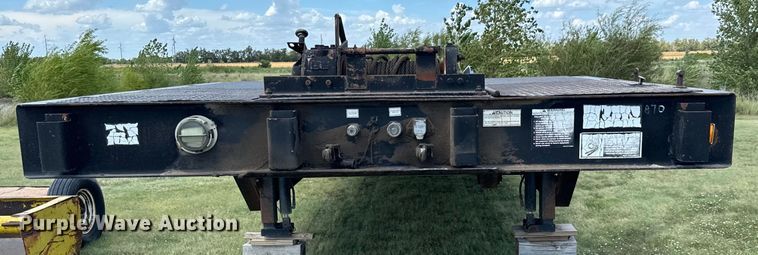 image for item MV9064 1998 Wilson 4860FT Muvall drop deck hydraulic tail equipment trailer