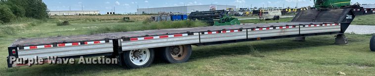 image for item MV9064 1998 Wilson 4860FT Muvall drop deck hydraulic tail equipment trailer