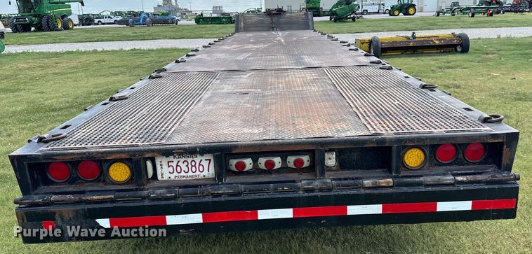image for item MV9064 1998 Wilson 4860FT Muvall drop deck hydraulic tail equipment trailer