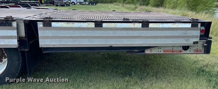 image for item MV9064 1998 Wilson 4860FT Muvall drop deck hydraulic tail equipment trailer