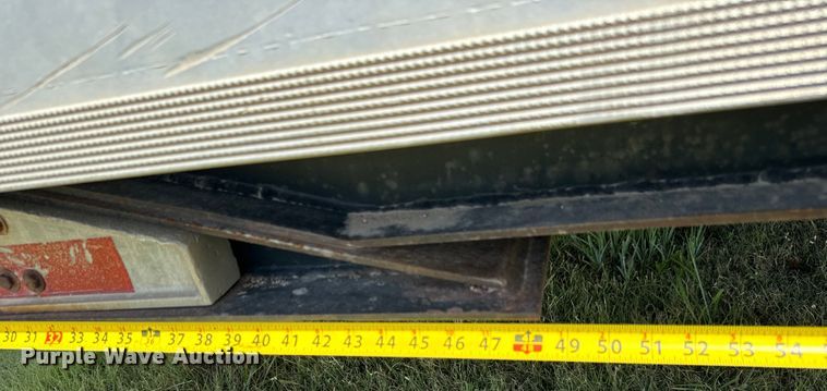 image for item MV9064 1998 Wilson 4860FT Muvall drop deck hydraulic tail equipment trailer