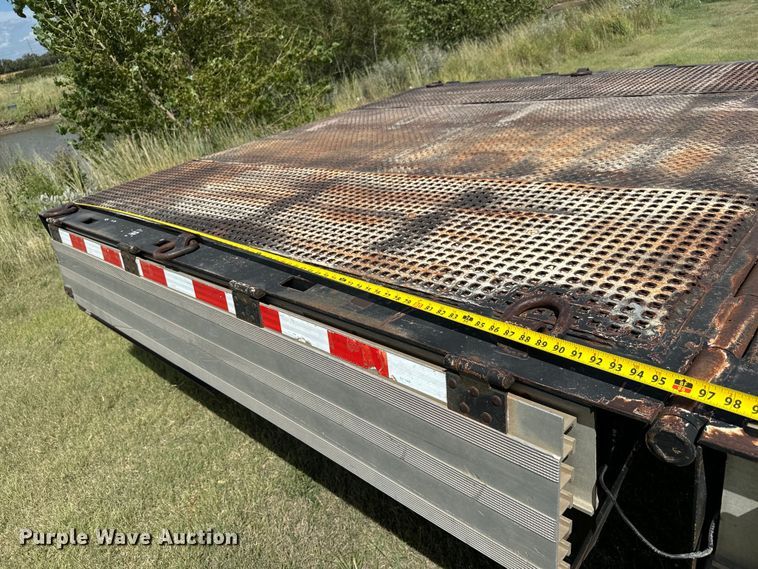 image for item MV9064 1998 Wilson 4860FT Muvall drop deck hydraulic tail equipment trailer