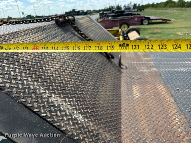 image for item MV9064 1998 Wilson 4860FT Muvall drop deck hydraulic tail equipment trailer