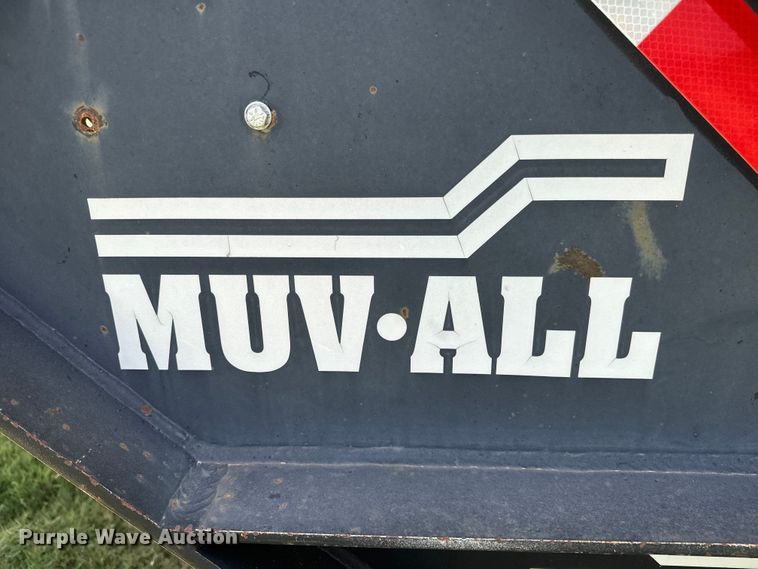 image for item MV9064 1998 Wilson 4860FT Muvall drop deck hydraulic tail equipment trailer