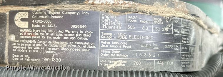 image for item MV9169 2000 Freightliner FL80 roll-off container truck