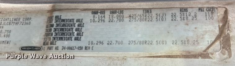 image for item MV9169 2000 Freightliner FL80 roll-off container truck