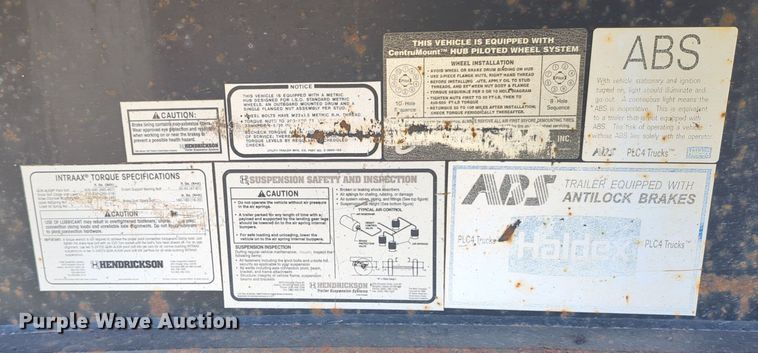 image for item NW9667 2005 Utility Trailers FS2CHA flatbed trailer