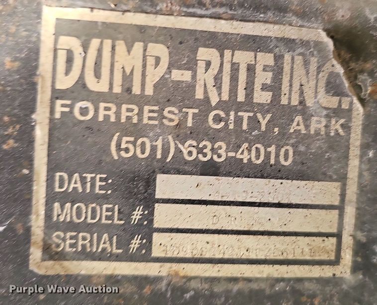 image for item NX9177 2001 Dump-Rite DR24 end dump trailer