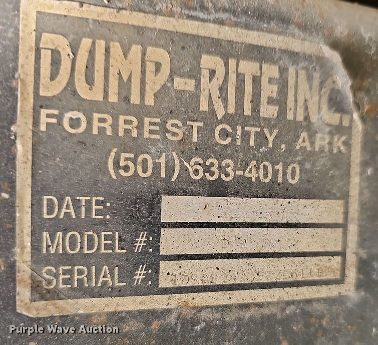 image for item NX9177 2001 Dump-Rite DR24 end dump trailer