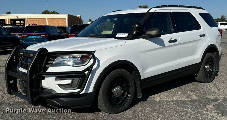 image for item DH1255 2018 Ford Explorer Police Interceptor  SUV