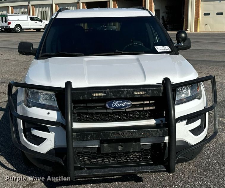 image for item DH1255 2018 Ford Explorer Police Interceptor  SUV