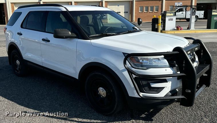image for item DH1255 2018 Ford Explorer Police Interceptor  SUV