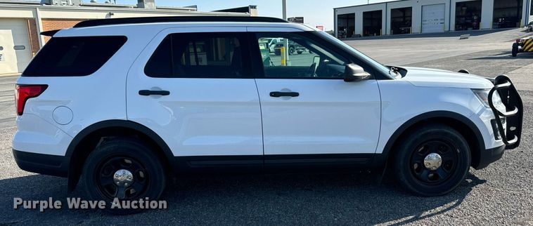 image for item DH1255 2018 Ford Explorer Police Interceptor  SUV
