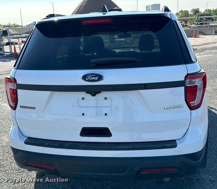 image for item DH1255 2018 Ford Explorer Police Interceptor  SUV