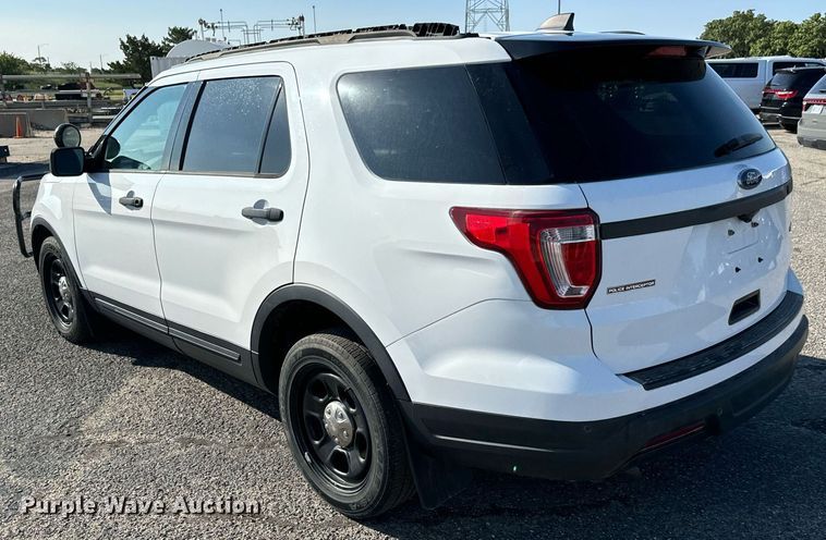 image for item DH1255 2018 Ford Explorer Police Interceptor  SUV