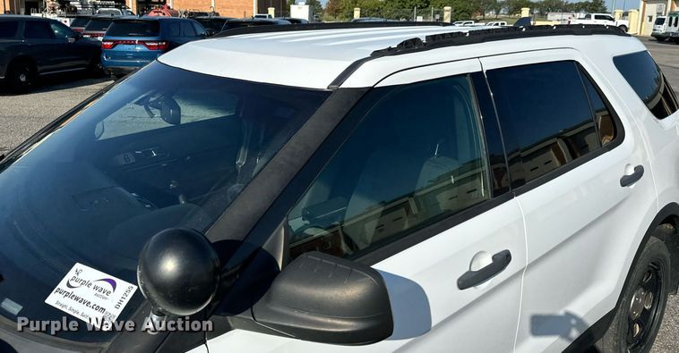 image for item DH1255 2018 Ford Explorer Police Interceptor  SUV