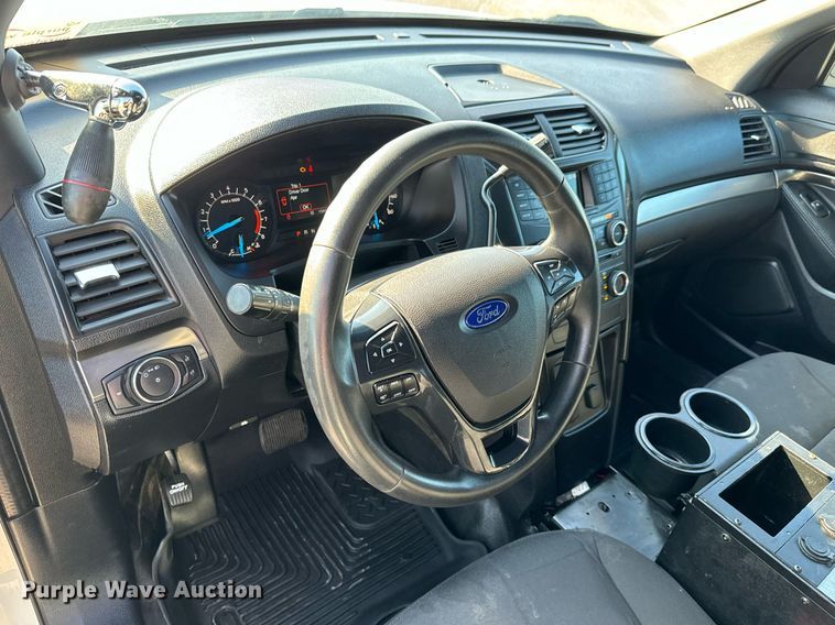 image for item DH1255 2018 Ford Explorer Police Interceptor  SUV