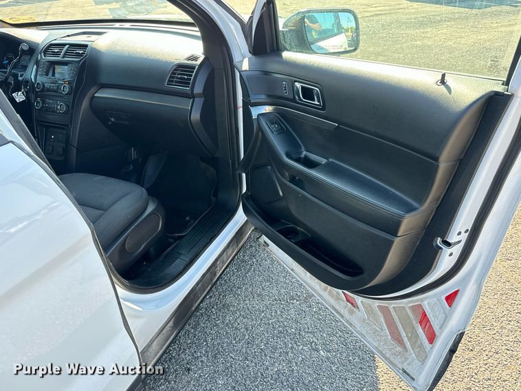 image for item DH1255 2018 Ford Explorer Police Interceptor  SUV