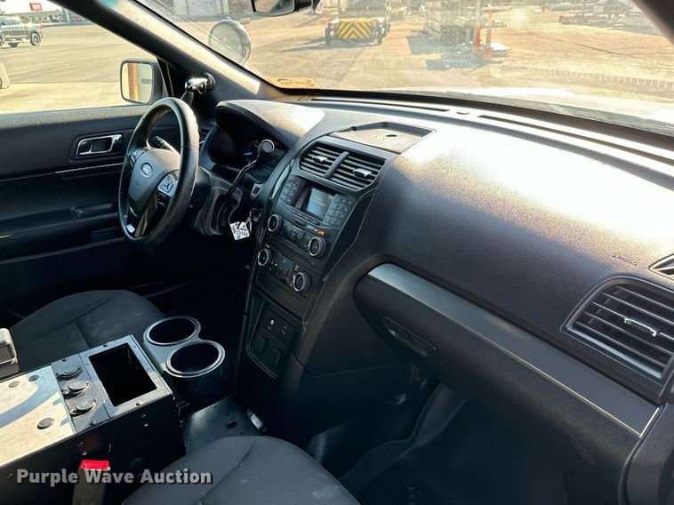 image for item DH1255 2018 Ford Explorer Police Interceptor  SUV