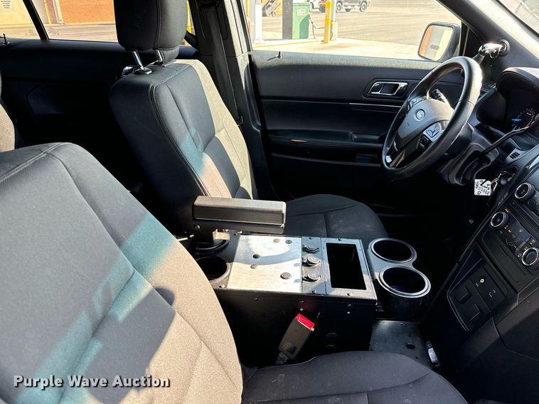 image for item DH1255 2018 Ford Explorer Police Interceptor  SUV