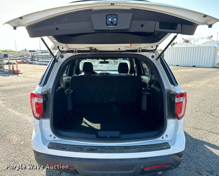 image for item DH1255 2018 Ford Explorer Police Interceptor  SUV