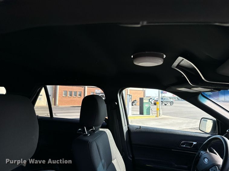 image for item DH1255 2018 Ford Explorer Police Interceptor  SUV