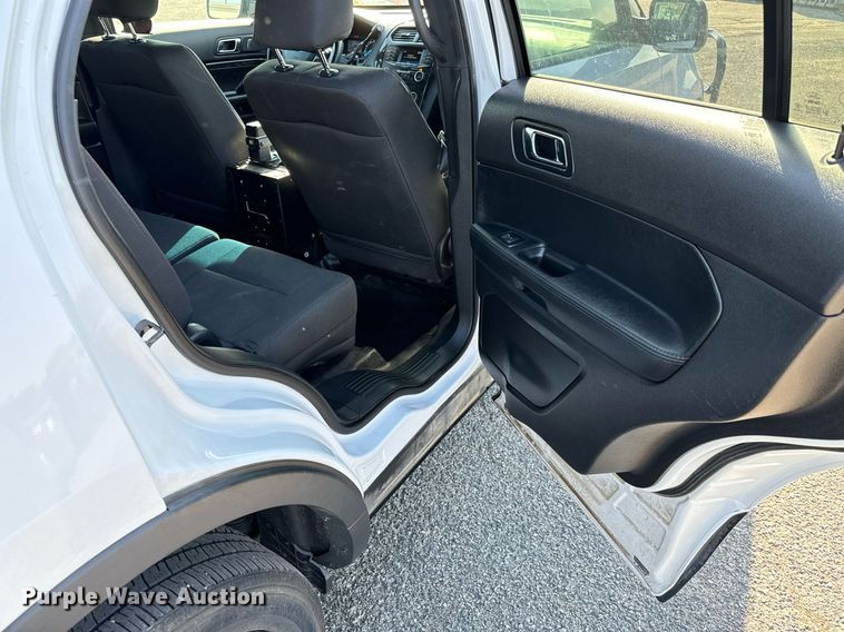 image for item DH1255 2018 Ford Explorer Police Interceptor  SUV