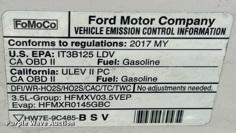 image for item DH1259 2017 Ford Explorer Police Interceptor  SUV