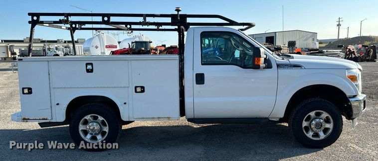 image for item DH1273 2014 Ford F250 Super Duty XLT utility bed pickup truck