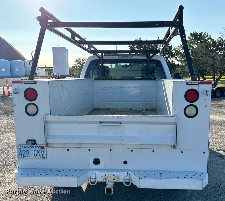 image for item DH1273 2014 Ford F250 Super Duty XLT utility bed pickup truck