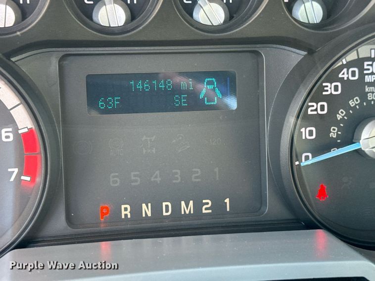 image for item DH1273 2014 Ford F250 Super Duty XLT utility bed pickup truck