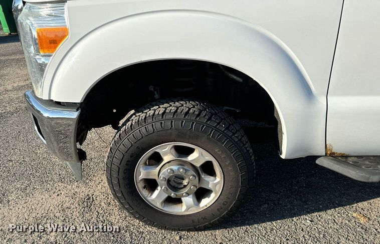 image for item DH1273 2014 Ford F250 Super Duty XLT utility bed pickup truck