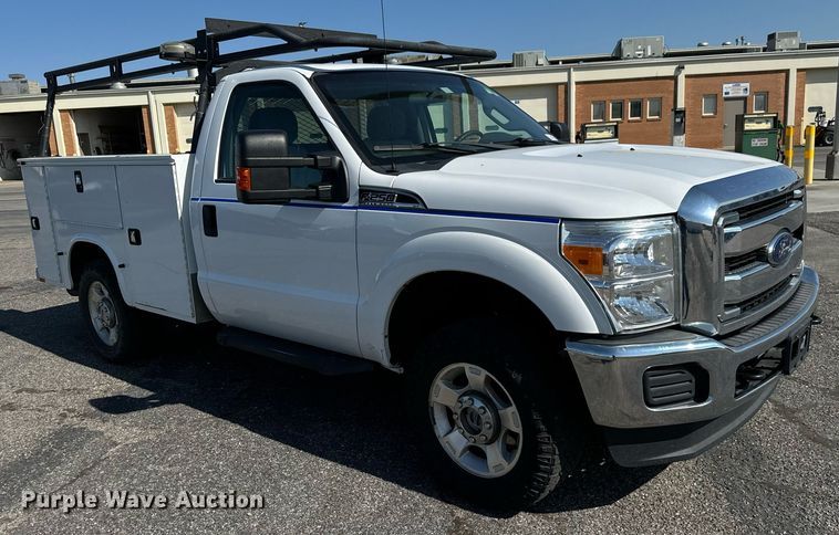 image for item DH1280 2016 Ford F250 Super Duty XLT utility bed pickup truck