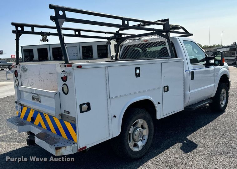 image for item DH1280 2016 Ford F250 Super Duty XLT utility bed pickup truck